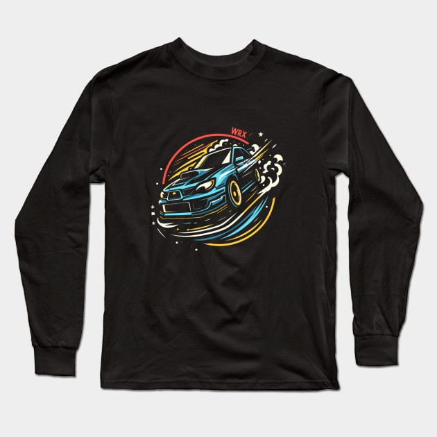 Subaru Impreza WRX Graphic Long Sleeve T-Shirt by Venomshock